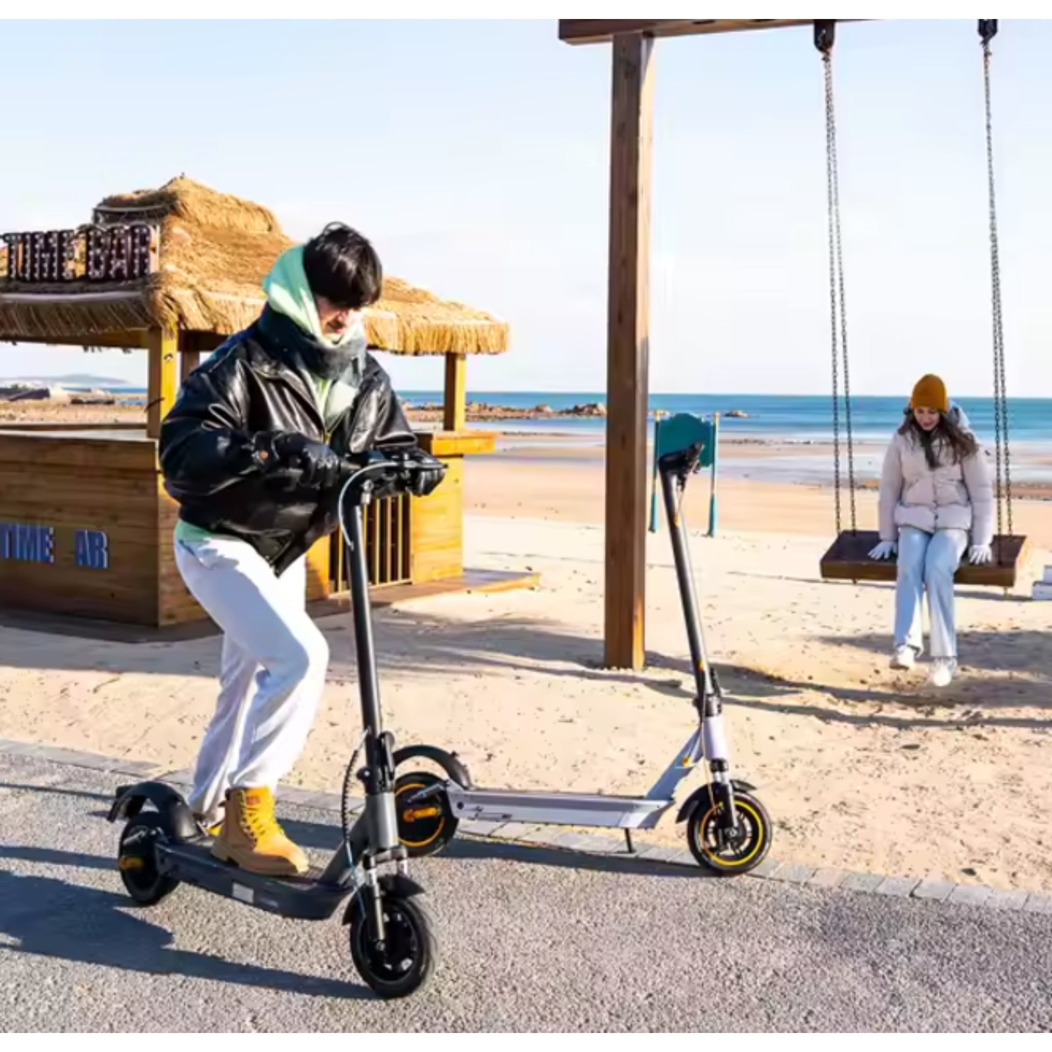 SwiftRide AeroX Urban Electric Scooter